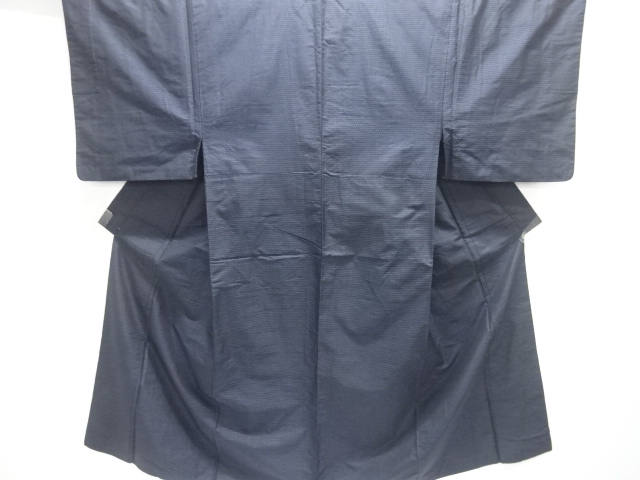 JAPANESE KIMONO / ANTIQUE MENS KIMONO / SILK / TSUMUGI